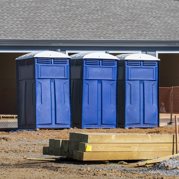how often are the portable toilets cleaned and serviced during a rental period in Niles IL